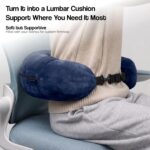Travel pillow storage carry bag – One Size – Navy - Image 7
