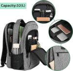 MATEIN grey travel laptop backpack – 100700 – 15.6" - Image 2