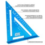 OX Metric rafter square – Blue - Image 2