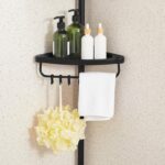 Telescopic tension-pole shower shelf - Image 6