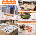 Measured silicone pastry mat – 40*60cm – Pink - Image 7