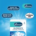 Dr Beckmann Glowhite in-wash whitener sachets 5x40g – 5-pack - Image 3