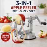 Crank apple peeler corer slicer – Multicoloured - Image 2