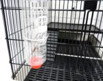Cage-mounted rabbit water bottle – Clear – 600 ml - Image 4