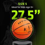 Hy-Pro Rubber basketball – 5 – Tan - Image 7