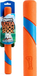 ChuckIt! Rubber dog fetch stick – Chuckit! Ultra Fetch Stick Dog Toy – M – Multi