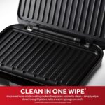 George Foreman Medium Electric Fit Grill, Black, 1630W, Easy Clean - Image 4