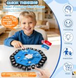 SZJJX Press-letter word game – B3700 – 22 cm x 22 cm x 5 cm – Blue - Image 2