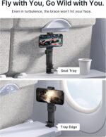 Aircraft tray-clamp phone holder – Black - Image 3