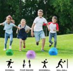 Playground dodgeball set – 21.5cm – Mix Color 7 pcs – 7-pack - Image 7