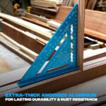 OX Metric rafter square – Blue - Image 3