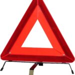 Maypole Roadside reflective warning triangle – One Size – Red