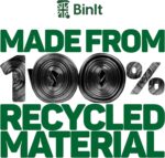 BIN IT 40 Everyday 70L Strong & Secure Refuse Sacks, recycled, tear resistant, 30μm – Black - Image 5