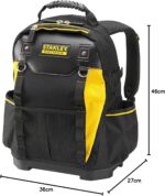 Rigid-base tool backpack – 1-95-611 – Sac à dos porte outils – Black - Image 9