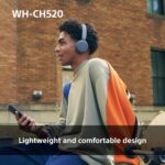 Sony WH-CH520 Wireless On-Ear Headphones, Black - Image 5