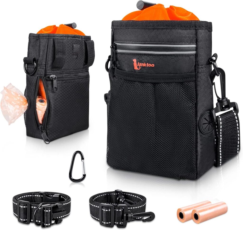Empty dog-training reward pouch – 1 Count (Pack of 1) – Black
