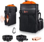 Empty dog-training reward pouch – 1 Count (Pack of 1) – Black