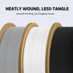 ELEGOO PLA+ 3D printer filament spool – White - Image 4