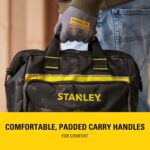 Soft-sided tool carry bag – 12" – Black – 8 litres - Image 7