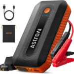 AstroAI B8 portable car jump starter, orange