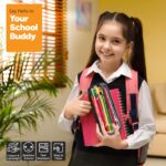Transparent exam pencil case – 22x4x9 Cm – Black – 0.79 litres - Image 6