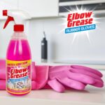Elbow Grease pink rubber cleaning gloves medium 1 pack - Image 4