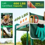 Folding garden kneeler and seat – Luxury version – Green - Image 5