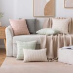 Corduroy cushion-cover pair – Cream White – 2-pack - Image 6