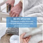 Finest-Filters Quilting polyester wadding roll – White - Image 4