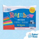 Baker Ross A5 coloured craft card – Assorted – 50-pack - Image 6