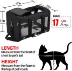GRTLPOK Foldable soft-sided pet carrier – Black - Image 2