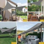 Rectangular garden shade sail – YP013 – 3x4m – Grey - Image 9