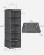 Wardrobe-rail hanging shelves - Image 3