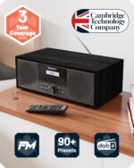 DAB radio and CD hi-fi system – Black - Image 3