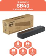 Oakcastle TV soundbar – Oakcastle SB40 – Black - Image 7