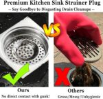 Toced Stainless Steel Kitchen Sink Strainer Plug – Silver 2 Pack - Image 5