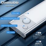 JEKEMORYE rechargeable motion-sensor cabinet lights – 3 Colour Temperature - Image 4