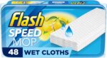 Flash Speedmop wet lemon floor-cleaning refills 48 pads