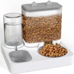 Vivo Technologies Gravity pet feeder and water dispenser – Dark Grey – 2.2 litres