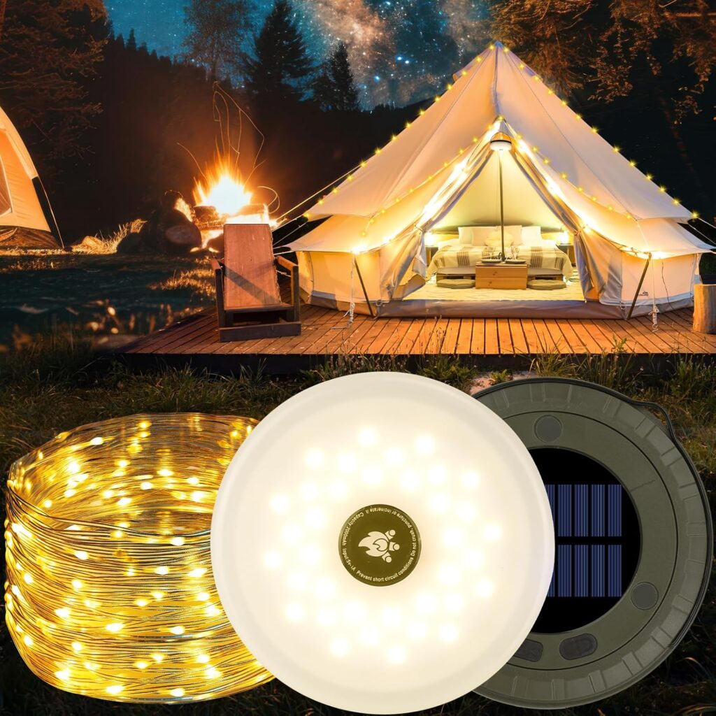 RISEMART Reel-style camping string lights – 1pcs