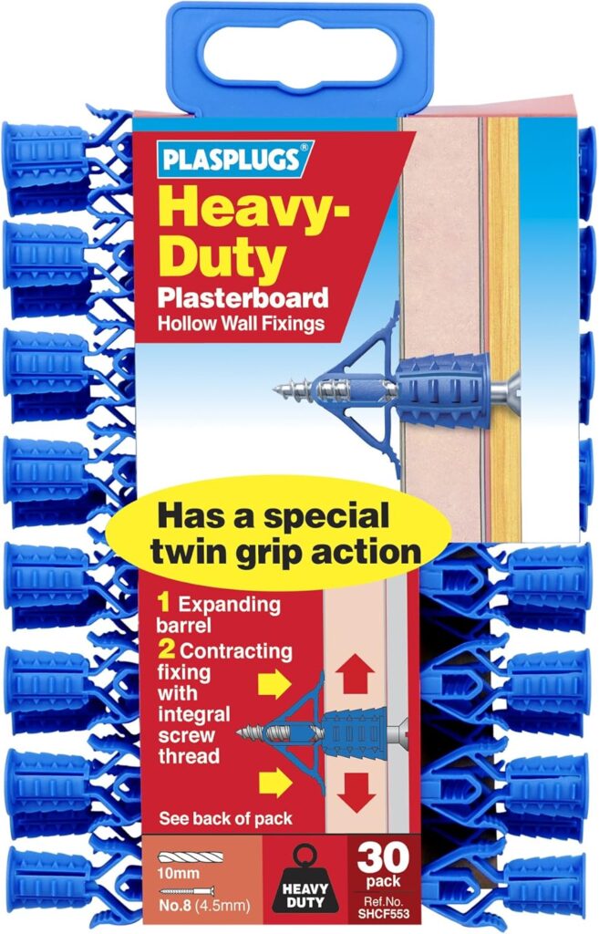 PLASPLUGS Hollow-wall fixings – Multi-coloured