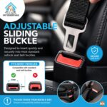 SOL Adjustable dog car tethers – 70 Centimeters – Black - Image 4
