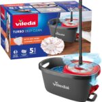 Foot-pedal spin mop and bucket – Turbo Deep Clean Spin Mop Set