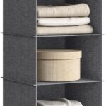 Wardrobe-rail hanging shelves