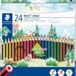 STAEDTLER 185 C24 Noris Colour Colouring Pencils - 24 Assorted Colours (Pack of 24 Pencils)
