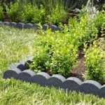 Flexible rubber garden edging – Grey – 4-pack