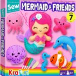 Felt sea-creature sewing kit – KraFun Sewing Mermaid & Friends – Taille unique – Sewing Mermaid