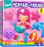 Felt sea-creature sewing kit – KraFun Sewing Mermaid & Friends – Taille unique – Sewing Mermaid
