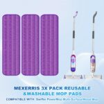 Refillable spray mop with washable pads – Purple Mops With 3 Refills – 2-pack - Image 2