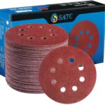 S SATC SATC 125 mm Sanding Discs, 72 Pieces, Hook-and-Loop, 40–320 Grit